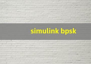 simulink bpsk